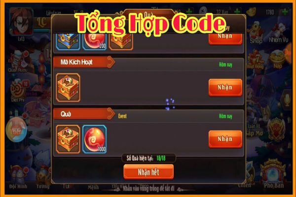 Tổng hợp code OMG 3Q