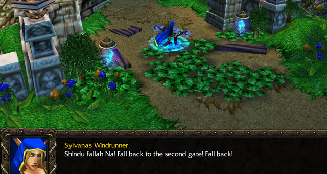 Sylvanas Winrunner trong game Warcraft 3