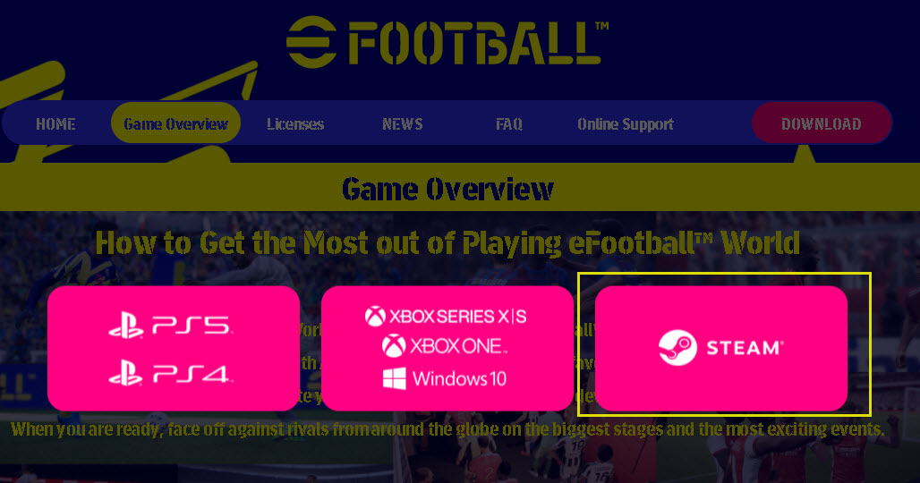 tải game efootball steam