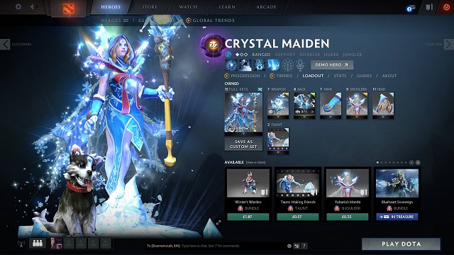 Crystal Maiden là một Carries vô cùng hiệu quả