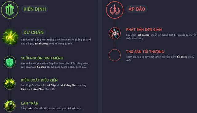 Bảng ngọc của tiêu điểm Amumu