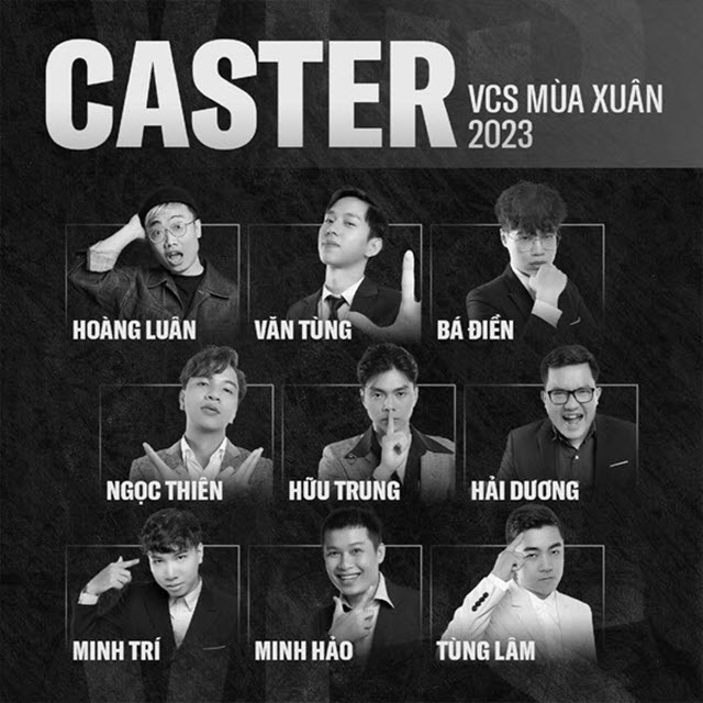 dàn host, caster VCS Mùa Xuân 2023